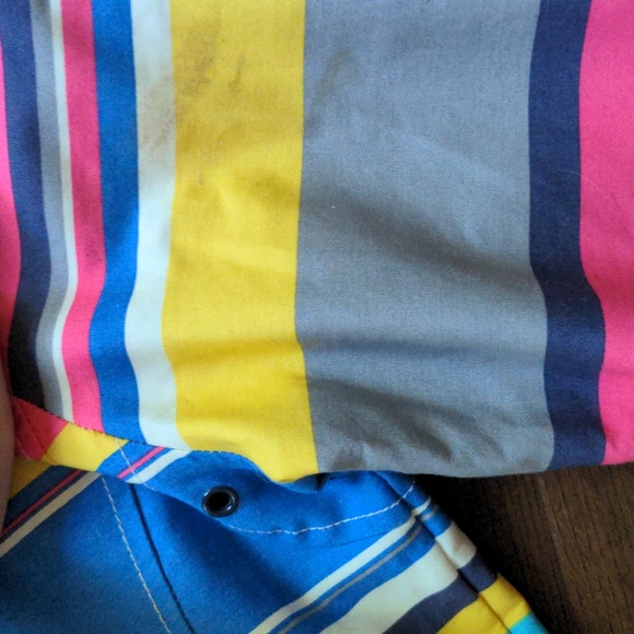 Boden Anya Waterproof Mac Striped Hooded Rain Coat - Picture 8 of 8